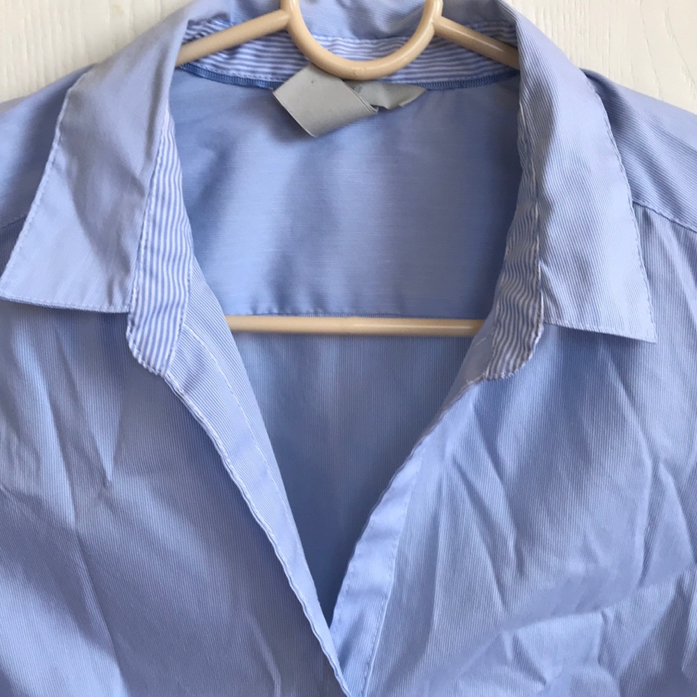 Blue Button Down Collared Shirt - image 3